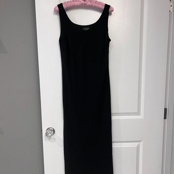 Virgo Petite Black Sleeveless Dress Size 6 - Picture 1 of 9